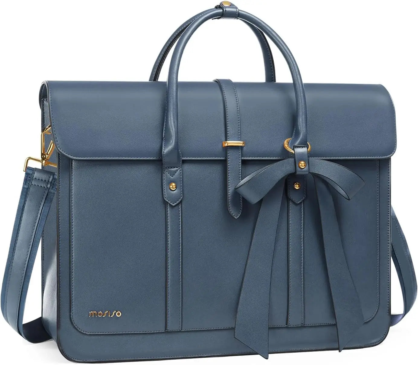 Maxy 13.3 14 15 16 17.3-inch Laptop Bag for MacBook Air Pro M3 M2 Notebook Women PU Leather Tote Laptop Shoulder Bag Backpack Handbag