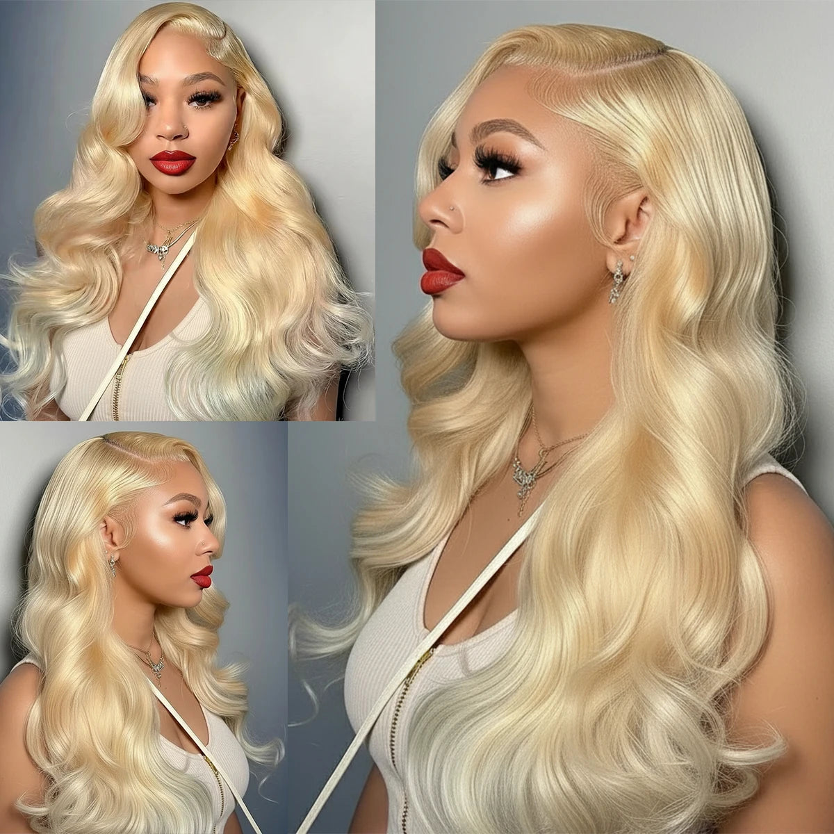30 38 Inch Honey Blonde 13x6 HD Body Wave Lace Frontal Human Hair Wig 613 Colored Wigs 13x4 Transparen Lace Front Wig For Women