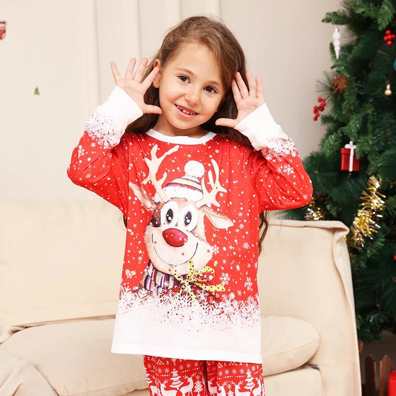 Momsey Christmas Family Matching Pajamas 2024 New Xmas Pjs Long Sleeve Adult Kids Couples Daddy Mommy Me Daughter Pyjamas Dog Clothes