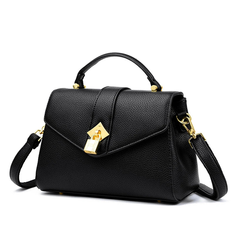 Maxy Fashion Handbag for Women High Quality Leather Handbags Ladies Shoulder Messenger Bags Designer Elegant Crossbody Bag Female