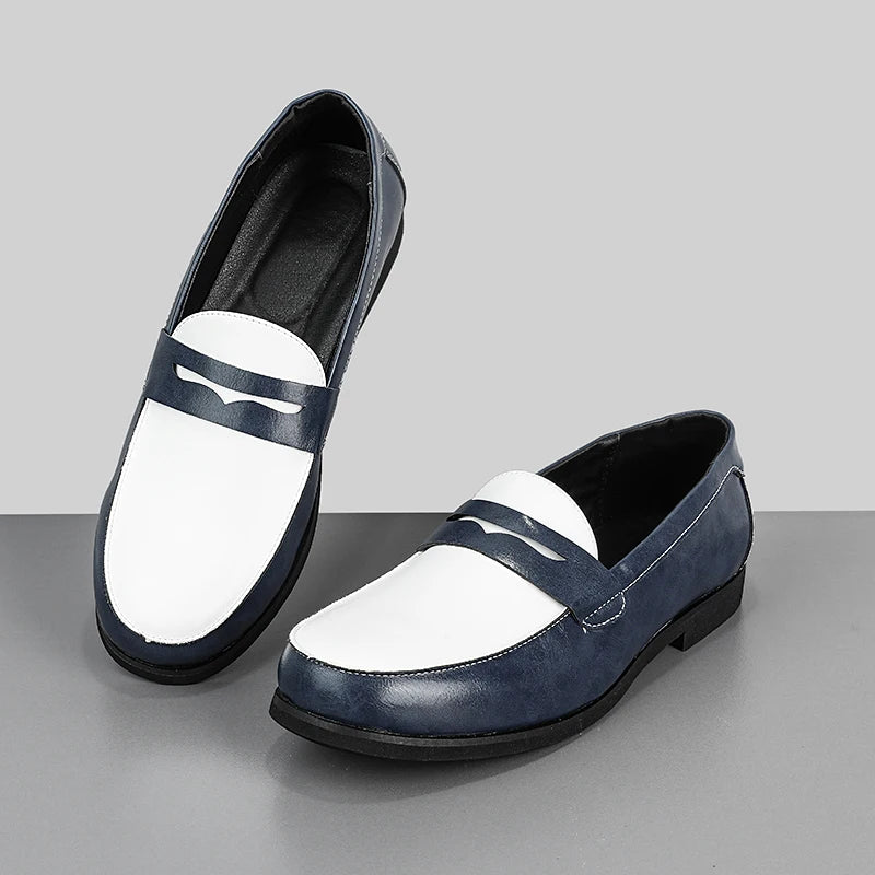 Visco Four Seasons Men Business Loafers Men Casual Versatile Shoes Comfortable Fashionable Small Leather Shoes Social Shoes Men