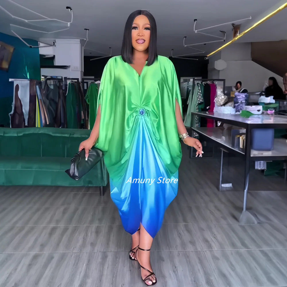 Maxy Summer African Fashion Design Sleek rayon dress Nigeria's latest abaya