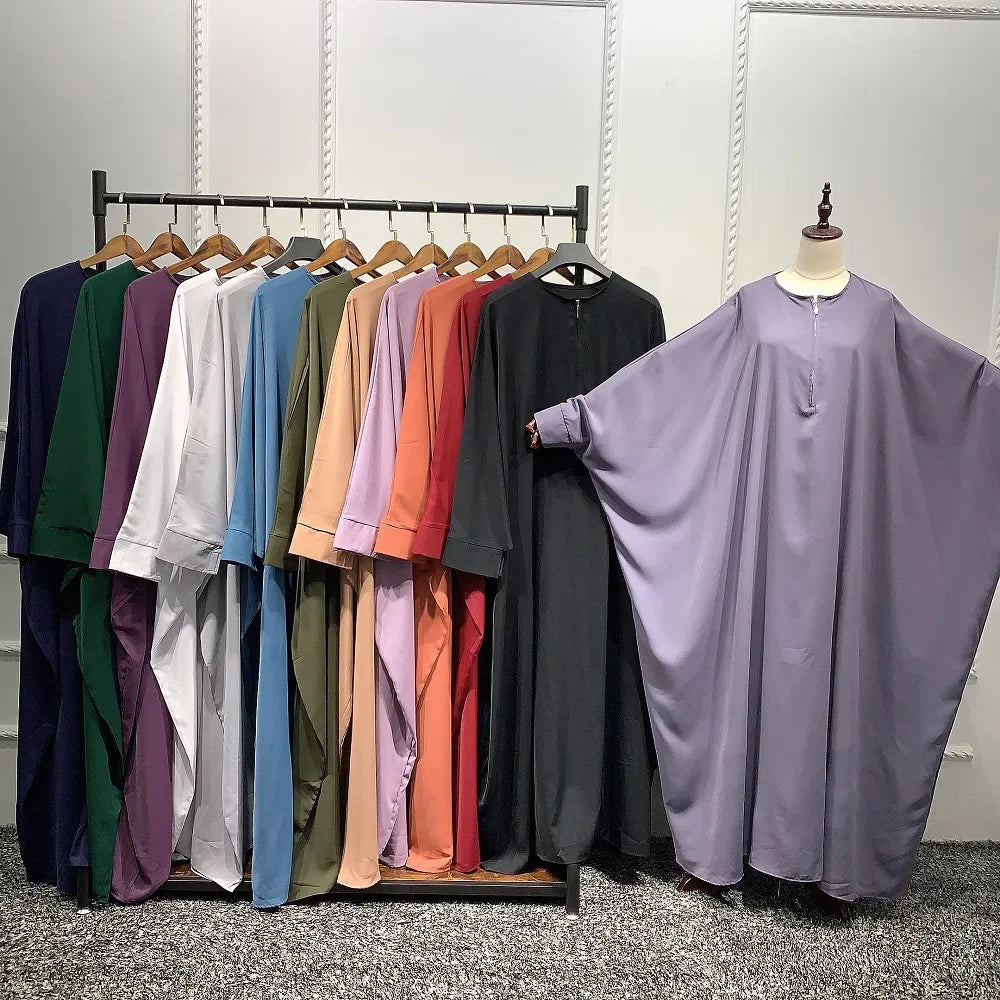 Maxy Islamic Abayas Women Muslim Maxy Dress Prayer Garment Eid Ramadan Burqa Saudi Arab Robe Turkey Kaftan Abaya Burqa Gown Djellaba