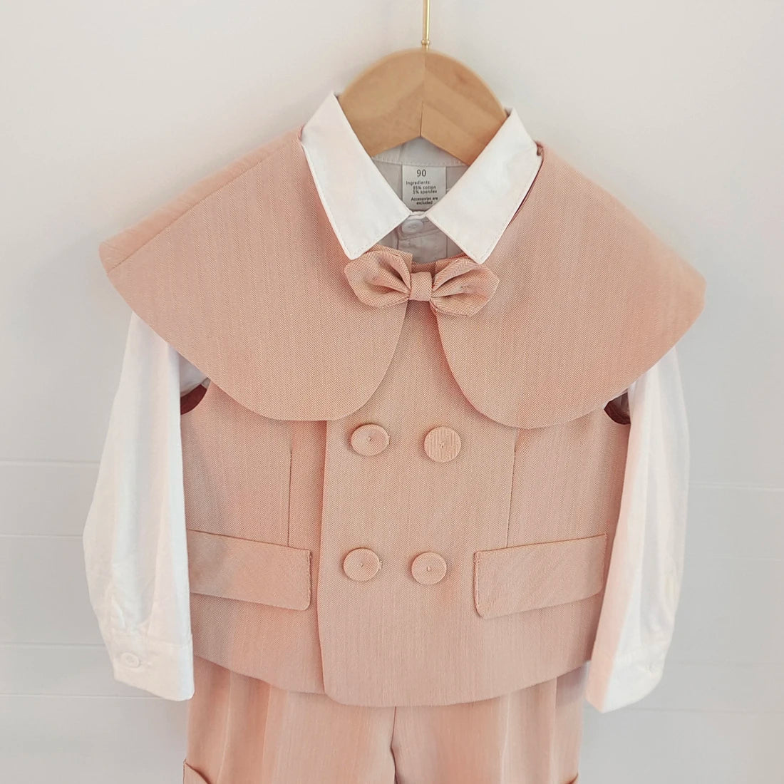Maxy Baby Photography Clothes Set Boy Girl Pink Fashion Clothing Suit Infant  Christening Outfit Kids Baptism Clothes Set Dress