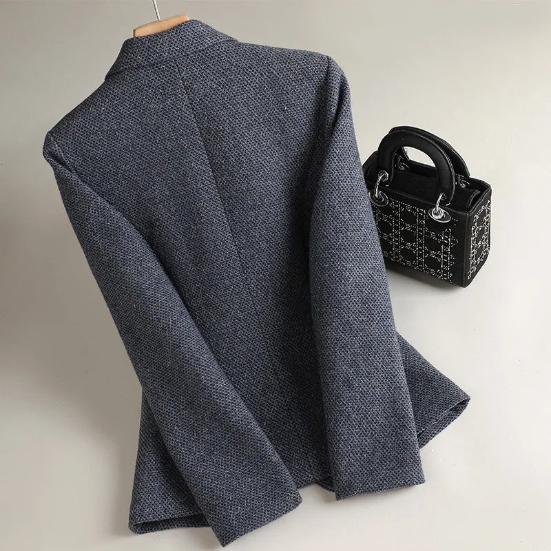 Maxy Women Casual Long Sleeve Slim Blazer Temperament Coat Fashion New Spring Autumn Ladies Office Suit Jacket Female Outerwear