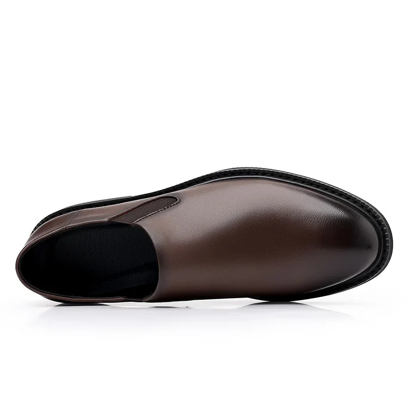 Amay Italian Formal Shoes Mens Dress Shoes Business Leather Wedding Dress Man Oxford Shoes For Men Office Scarpe Uomo Eleganti