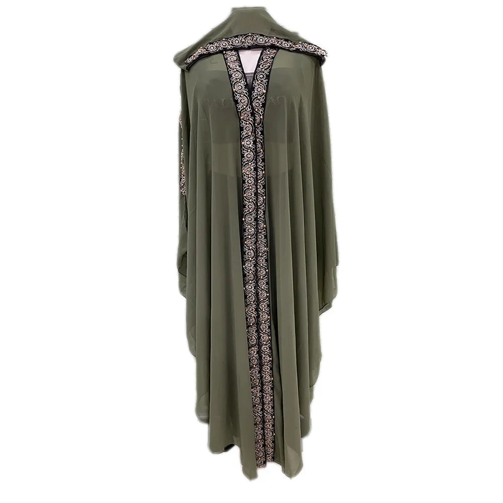 Maxy Ramadan Abaya Dubai Kaftan Muslim Hijab Dress African Evening Dresses for Women Kimono Robes Caftan Islam Clothes Muslim Abaya