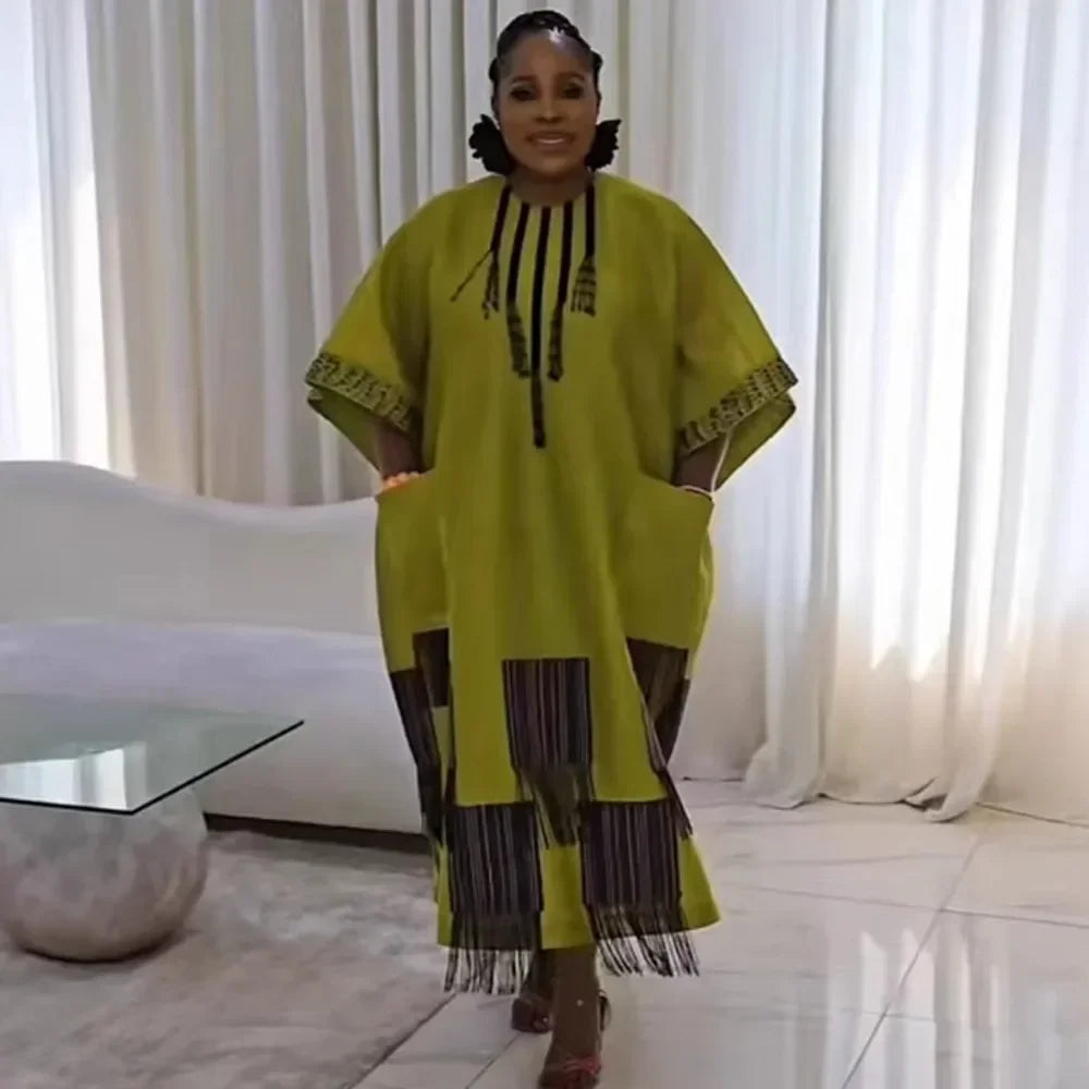 Amay Dresses For Women Elegant New Muslim Fashion Abayas Dashiki Robe Kaftan Long Maxy Dress Turkish Africa Clothing