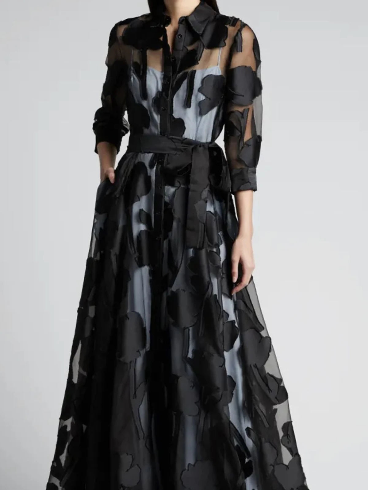Maxy Summer Dress Women Jacquard Mesh Dress No Lining Transparent Club Party Sexy Knotted Waist Maxy Dresses