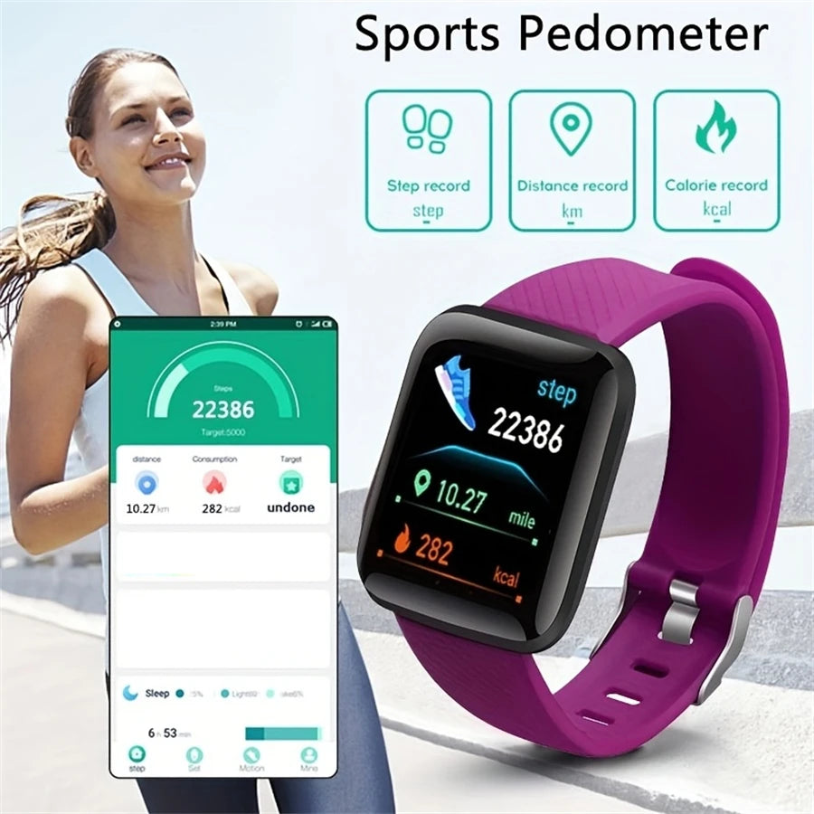 Maxy Smartwatch Men Women Wristwatches Smart Watch Message Fitness Monitor Bracelet Birthday Gift Electronic Clock For Android IOS
