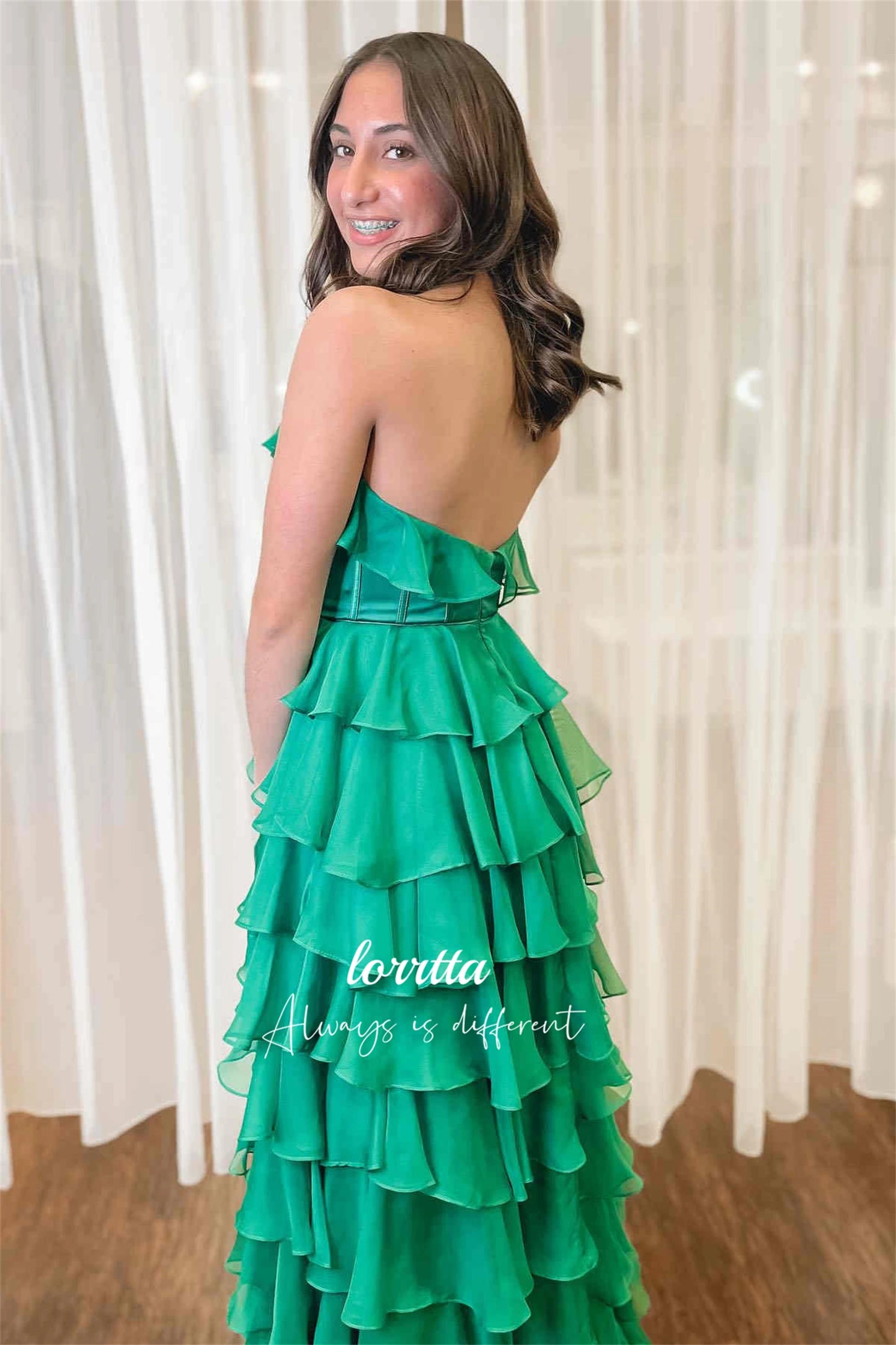 Maxy Woman Elegant Wedding Party Dress Line A Ball Gown Graduation Layered Happy Sharon Dresses Robe De Soiree Femmes