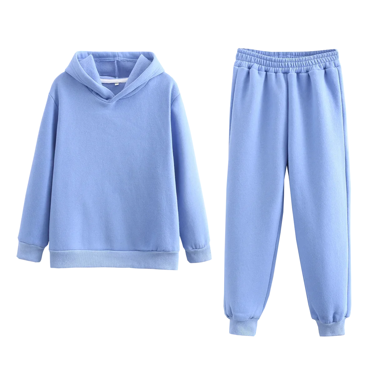 Maxy Tangara Winter Family Set Kids Costume Oversized Top Pocekt Women 100% Cotton Fleece Hoodies Sweatshirt Dress 6L50