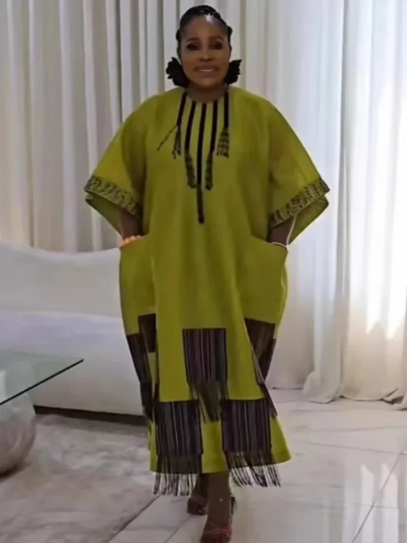 Amay Dresses For Women Elegant New Muslim Fashion Abayas Dashiki Robe Kaftan Long Maxy Dress Turkish Africa Clothing