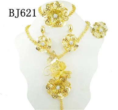 Maxy Beads Copper Jewelry Set Wedding Women Necklace Wholesale Price Free Shipping Jewelry Sets Bridal Jewelry Sets