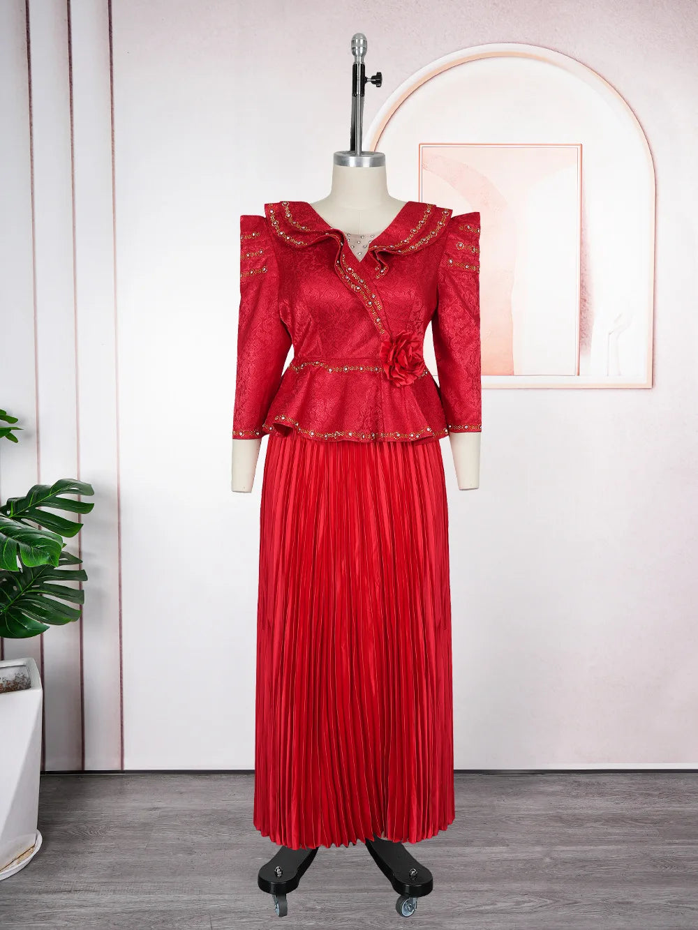 Amay Party Dresses for Women Elegant Turkey Muslim Maxy Dress Plus Size Fashion Dashiki Ankara Wedding Evening Gown