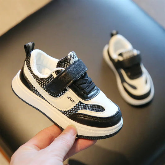 Maxy Children Spring and Autumn Sport Shoes Fashion Breathable Kids Boys Net Shoes Girls Anti-Slippery Sneakers Baby Toddler Shoes