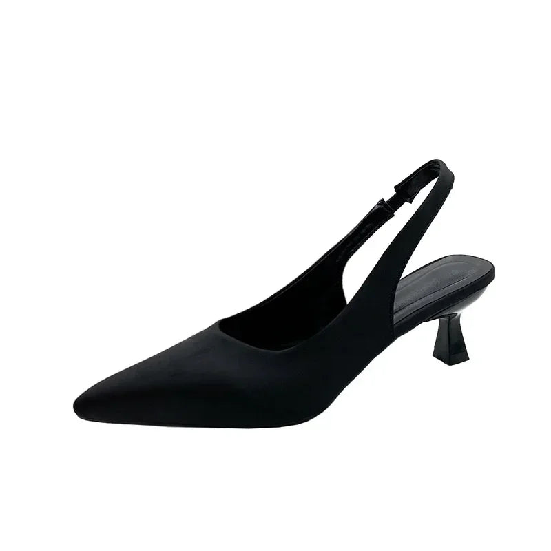Amay Single Shoes for Women Summer Pointed Toe Stiletto Women's Slingbacks Shoes Sexy Party Dress Office Shoes Ladies