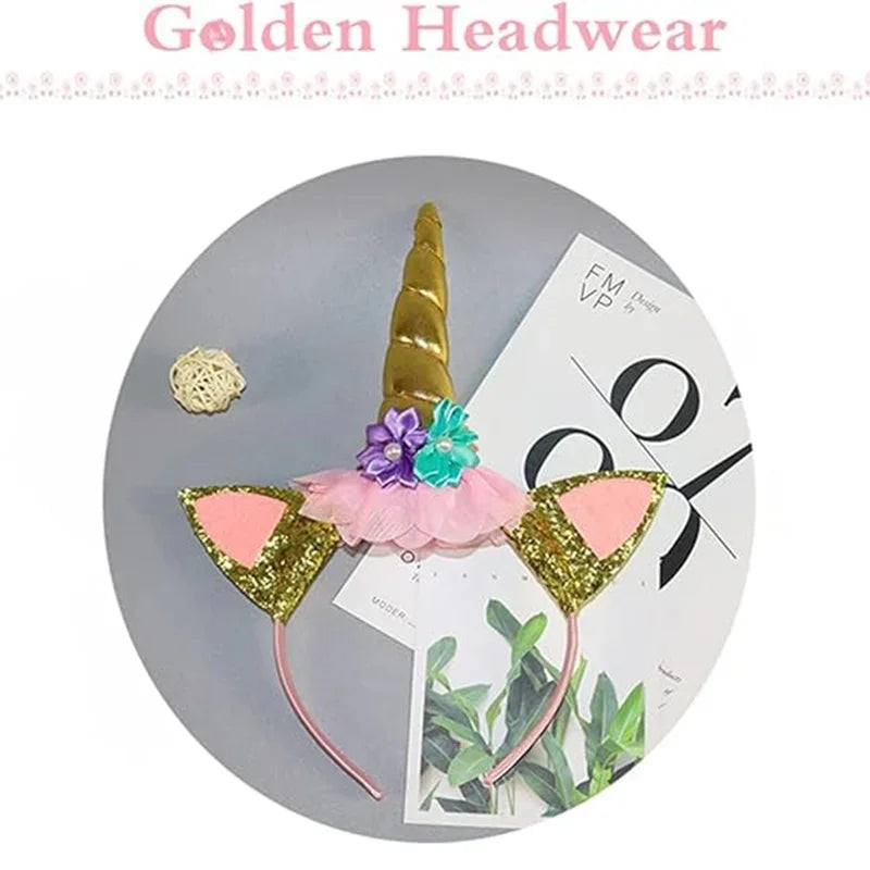 Maxy Children's Unicorn Princess Dress For Birthday Girls Party Dresses Elegant Rainbow Evening Dress Festive Performance Costume