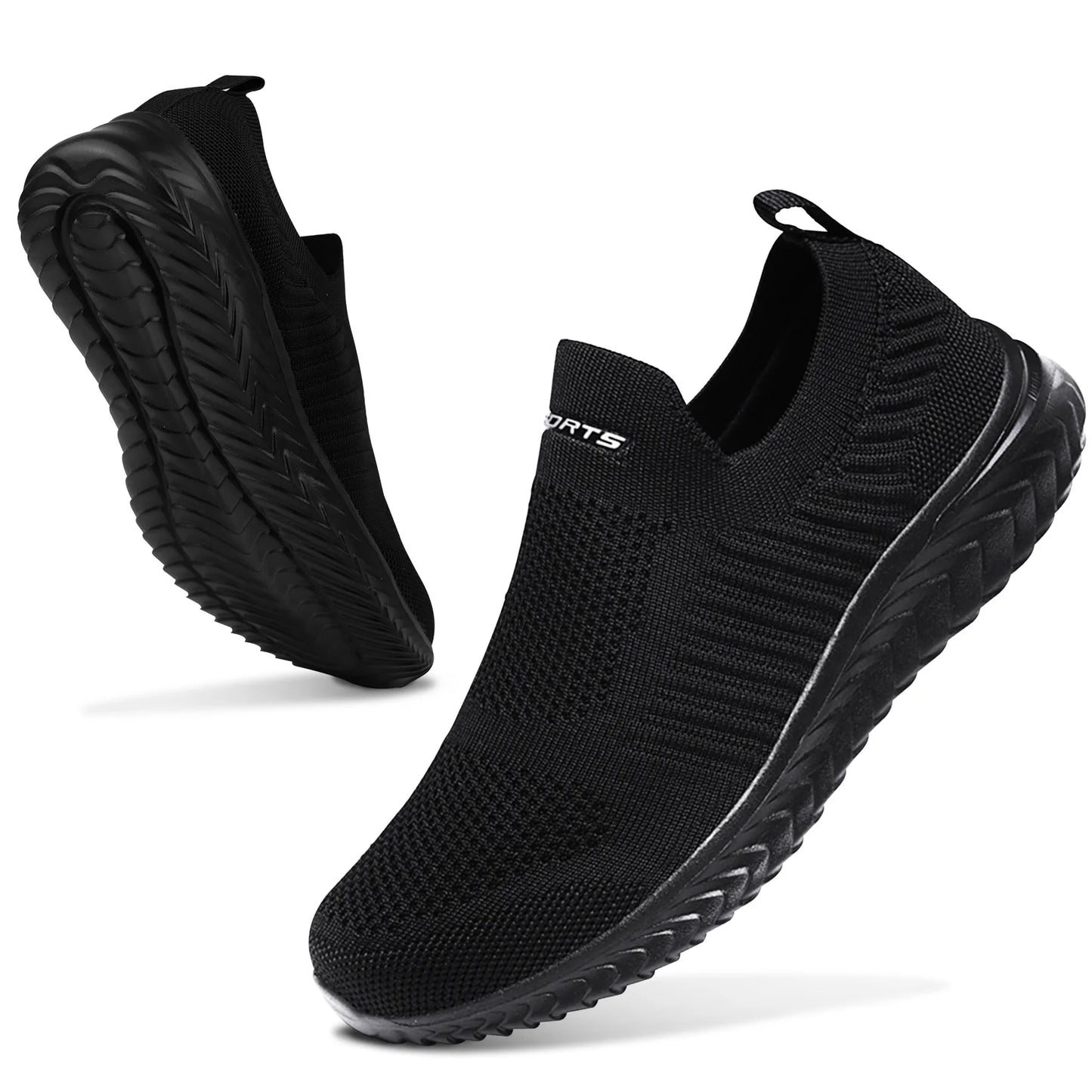 Maxy Women's Running Shoes Women's Lightweight Slip On Walking Running Shoes Athletic Sneakers
