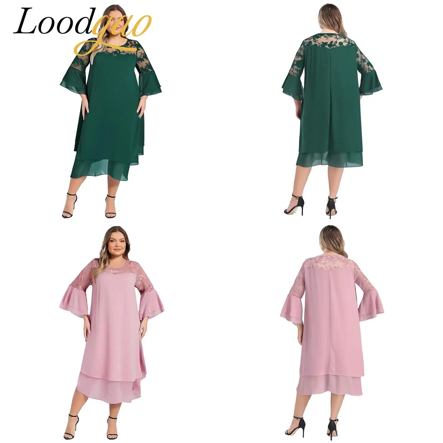 Maxy Women Holiday Dress Summer Evening Cocktail Gown Woman Elegant Pageant Holiday Festival Costumes Lace Embroidery Party Dresses