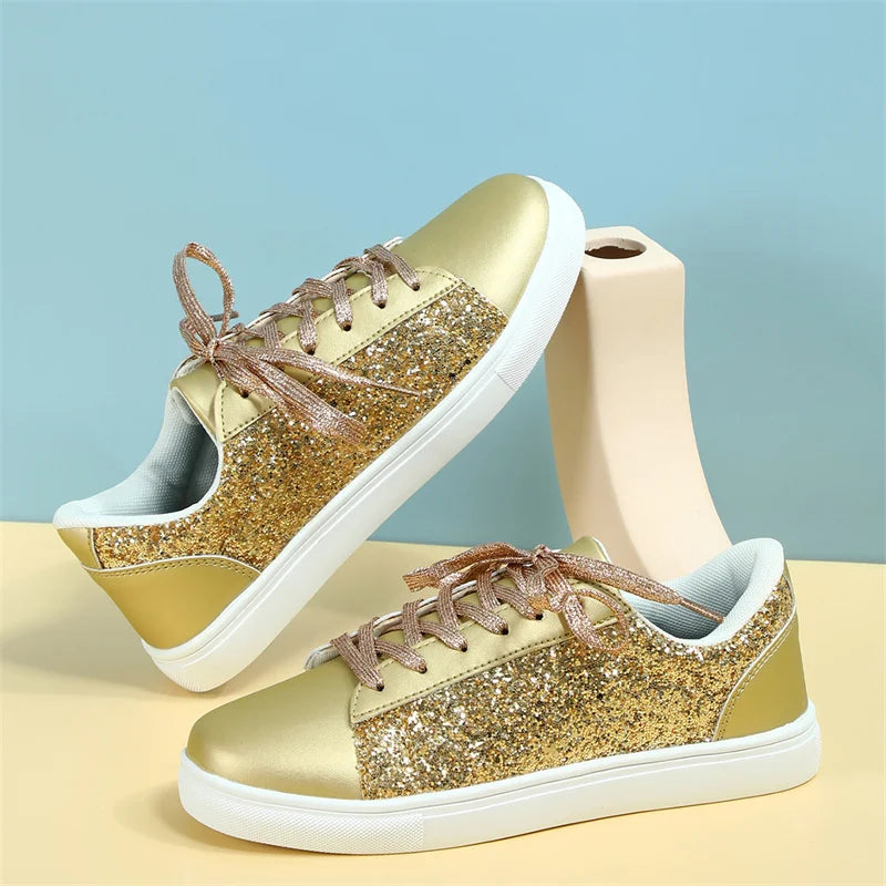 Amay Hot Fashion Red Women's Sneaker Comfortable Flat Low Cut Casual Sneaker Shoes Women Autumn Mirrors Plus Size 46 Skateboard Shoes