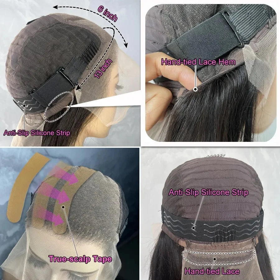 Amay Eva Curly Baby Hair Wig 4C Kinky Edges Natural Hairline Lace Front Wigs Human Hair Glueless Pre Plucked 13x6 HD Lace Frontal Wig