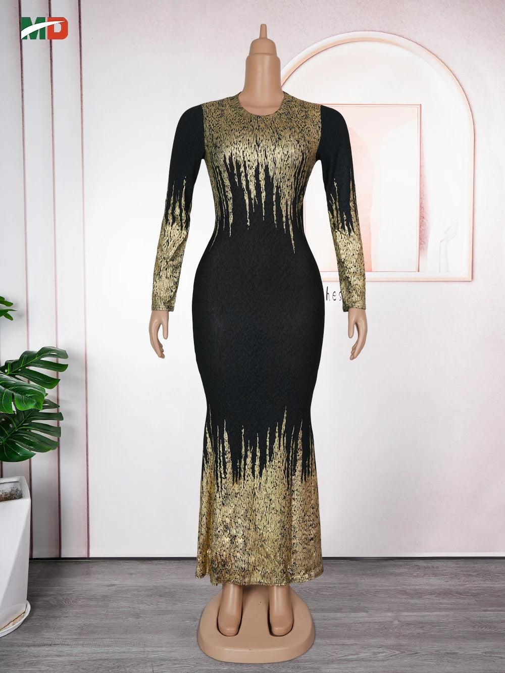 Maxy African Turkey Plus Size Dresses Women Fashion Dashiki Ankara Boubou Robe Femme Musulmane Lady Africa Party Wedding Clothing