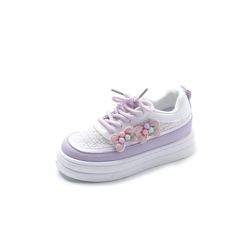 Maxy Children's Sneakers Baby Casual Shoes Toddler Sneakers Outdoor Fashion Sneakers Anti-slip Baby Girls Comfort Flowers Sport Shoes