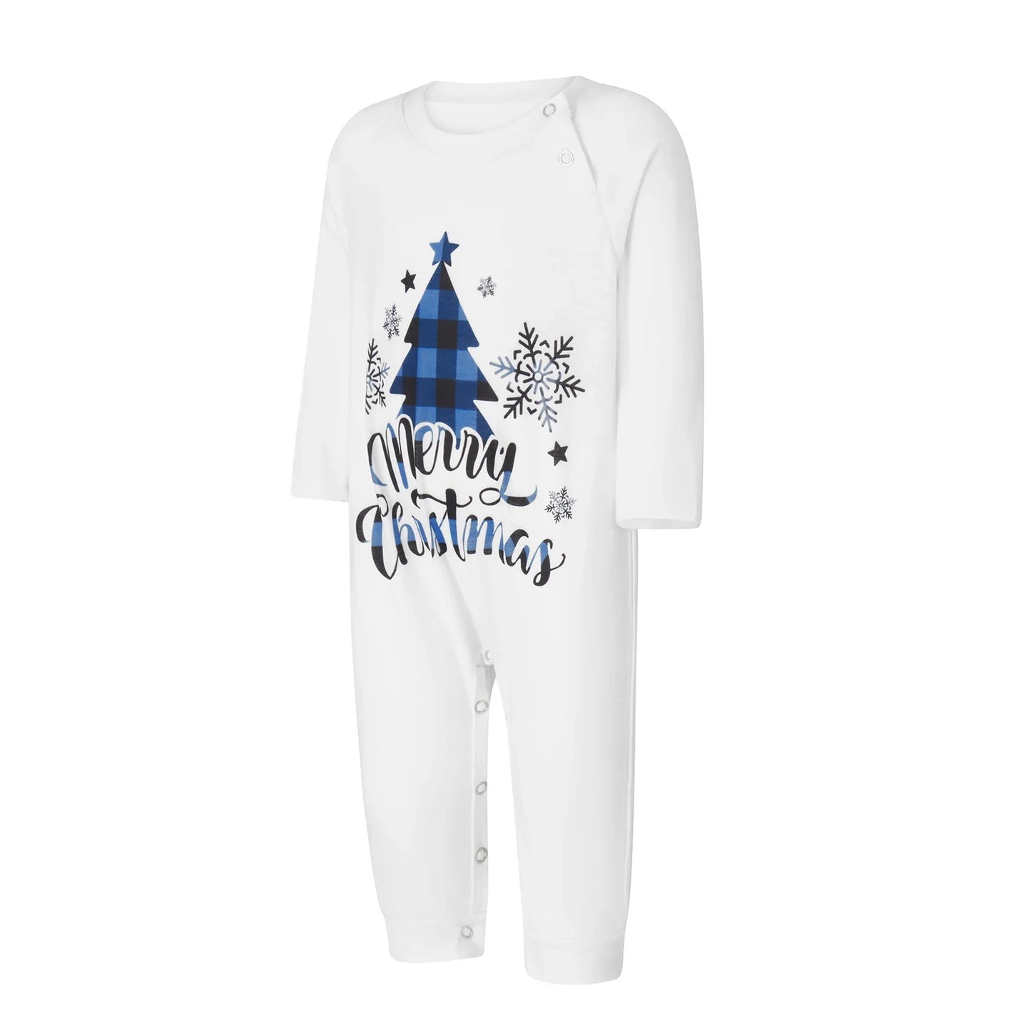 Family Matching Christmas Pajamas Christmas Tree&Letter Print Long Sleeved T shirt Rompers Plaid Trousers Sleepwear Homewear HOT