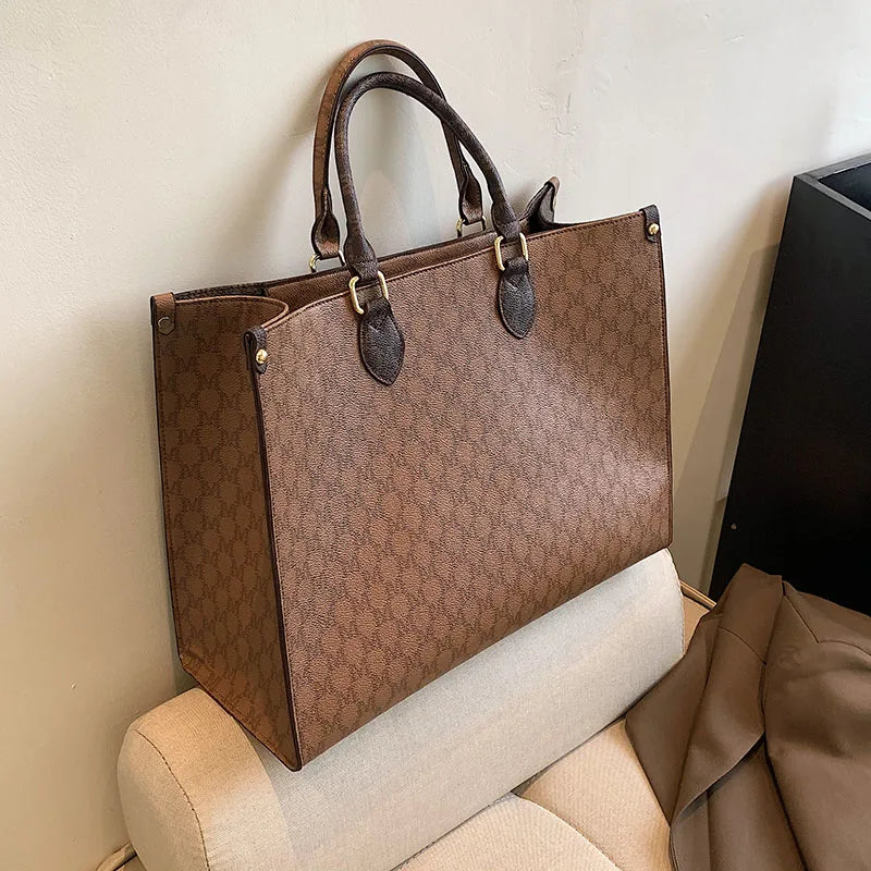 Maxy Big Size handbags For Women Large Tote High-Capacity Leather Purses And Handbag Designer 2023 Monogram Lady Office Work Handbag