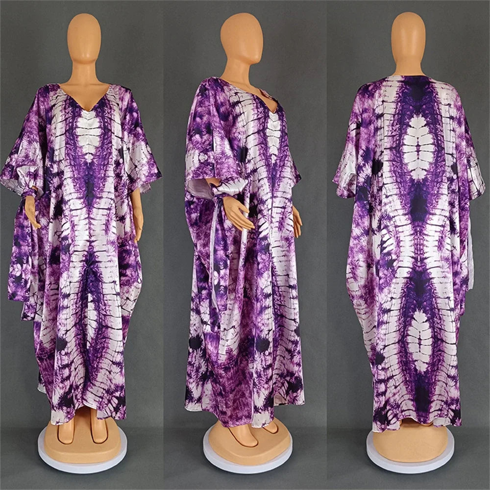 Maxy Dresses for Women Print Boubou Robe Muslim Dress Ankara Dashiki Africa Clothing Dubai Kaftan Turkey Abaya Vestidos