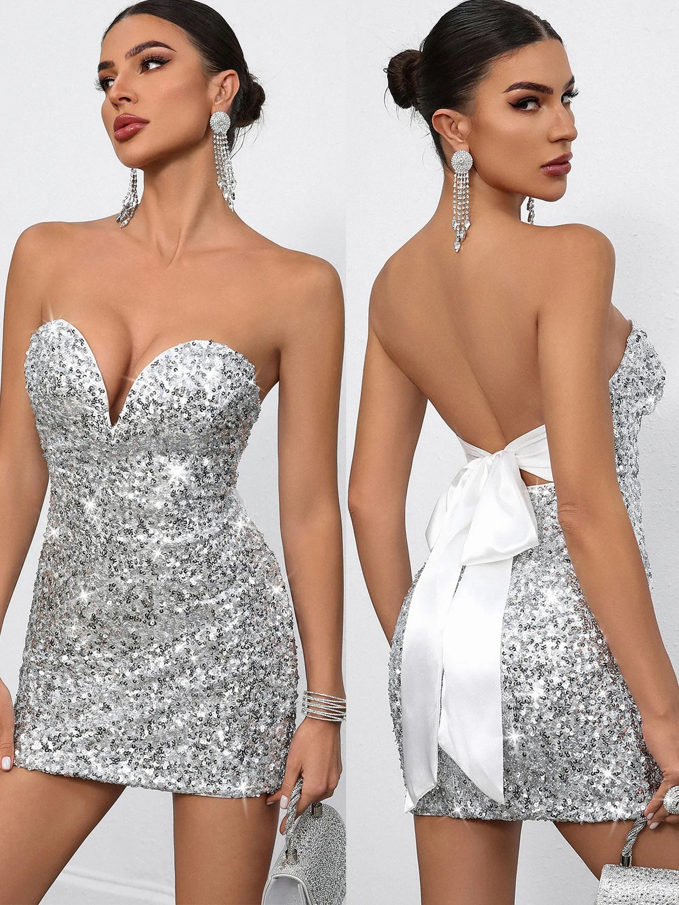 Maxy Sexy Irregular Women's Dresses Halter Club Elegant Party Short Summer Dress Woman Clothing Bodycon Evening Prom Dress X98