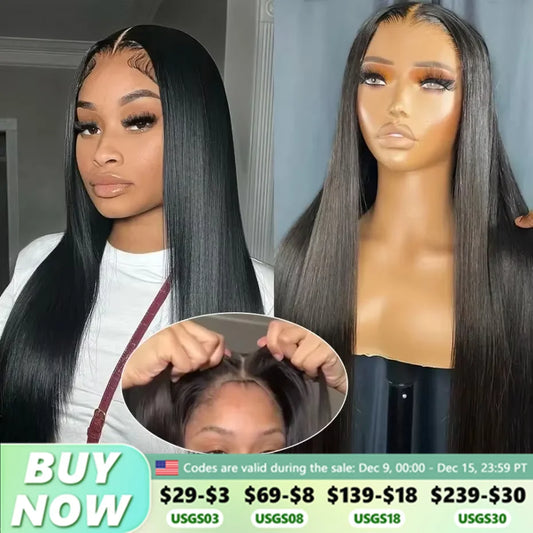 Maxy Pre Cut No Glue Bone Straight 6x4 Glueless Wigs Human Hair For Women Brazilian Glueless Wig Human Hair Ready To Wear Preplucked