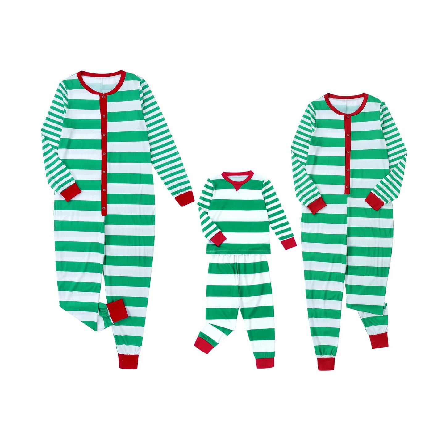 Max Christmas Family Matching Pajamas Set Striped Romper Jumpsuit Pajamas Mother Father Daughter Son Nightwear Sleepwear Look