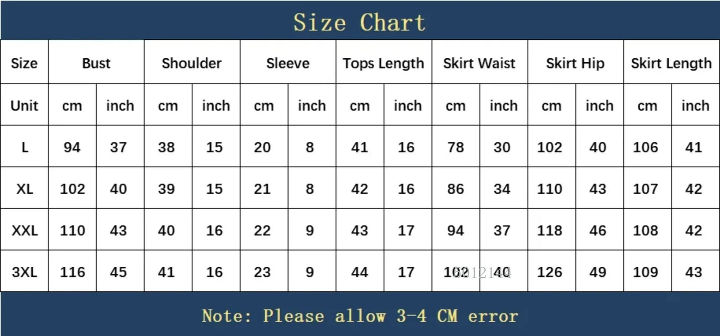 Maxy Women Plus Size 2PCS Clothes Party Maxy Robe Fashion Ankara Dashiki Top and Mini Skirt Dress African Work Wear