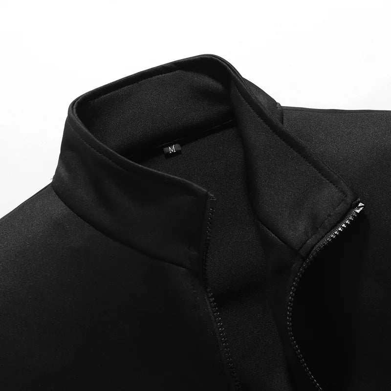 Amay Spring and Autumn New Korean Sweater Suit Men's Casual Sports Trend Three Piece Suit
