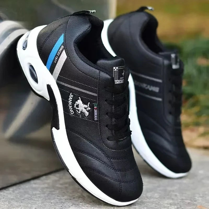 Maxy Fashion Men's Sneakers Platform Man Casual Sports Shoes Round Headed Rubber Wear-resisting Running Trainers shoes