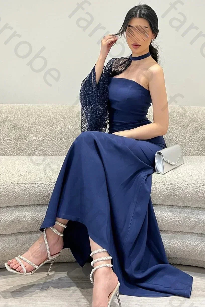 Customized Prom Dress Jersey Pleat A-line One-shoulder Dresses Homecoming Exquisite High Quality Occasion Party Gown for women