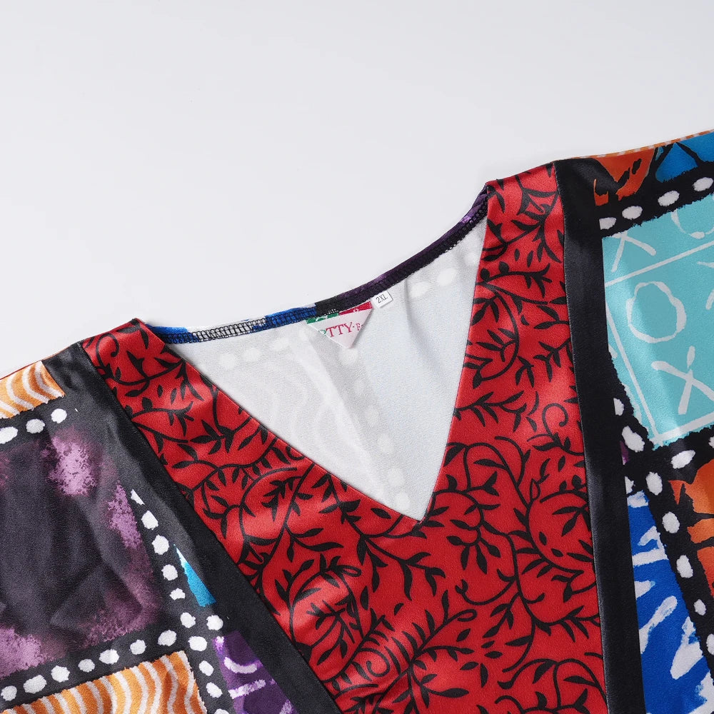 Amay African Dresses for Women Traditional Africa Clothing Dashiki Ankara Outfits Gown Abayas Robe Muslim Kaftan Maxy Long Dress