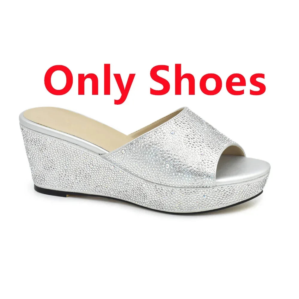 Maxy Fashion Shoe and Matching Bag for Nigeria Party Designer Shoes Women Luxury Wedges 2024 Women Italian African Party Pumps