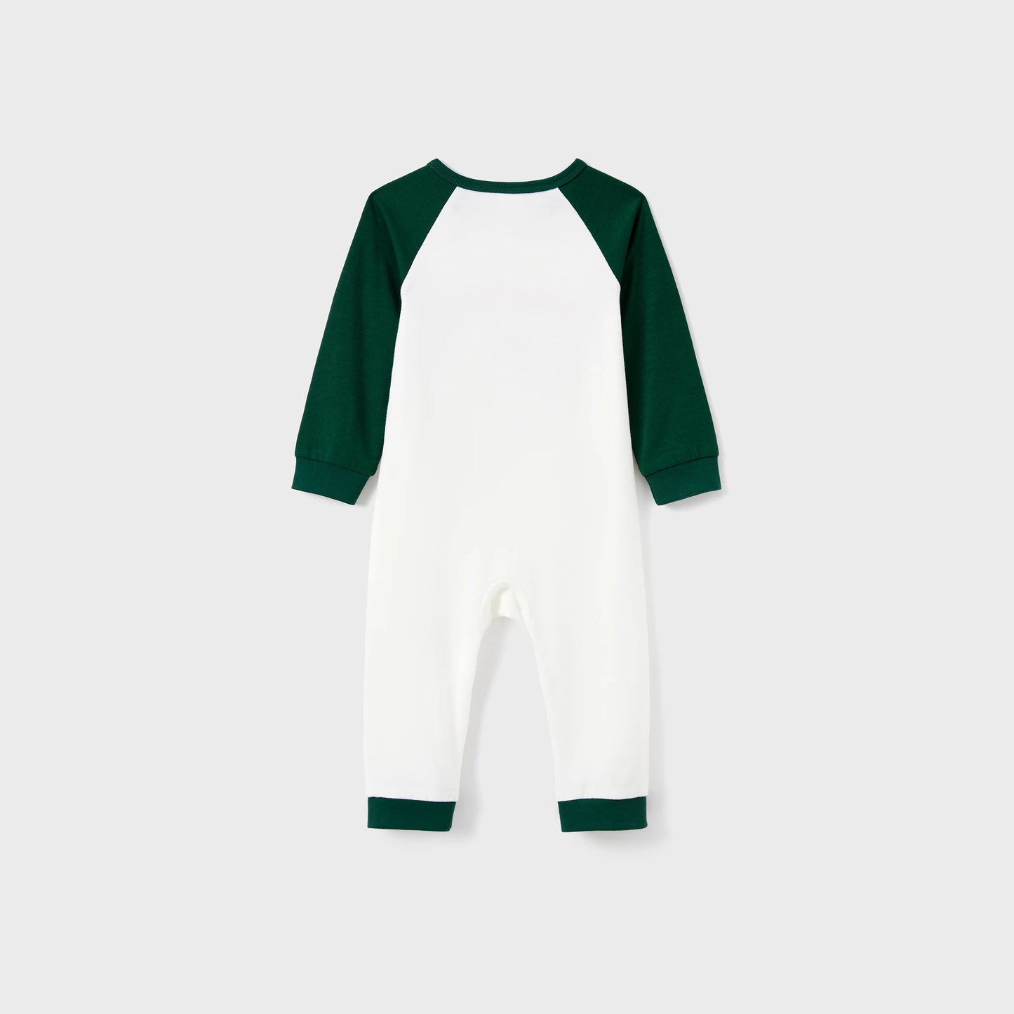 PatPat Christmas Family Pajamas Sets Raglan Sleeves Santa Top Allover Pants Drawstring and Pockets ( Flame Resistant )